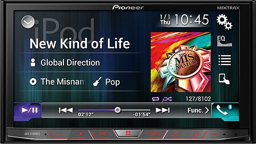  Pioneer - 7&quot; - CD/DVD - Built-In Bluetooth - Built-in HD Radio - Android Auto - Apple® CarPlay - In-Dash Receiver - Multi