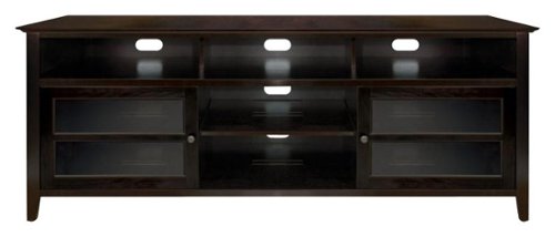  Bell'O - A/V Cabinet for Most Flat-Panel TVs Up to 80&quot; - Espresso