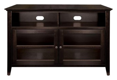 Bell'O - A/V Cabinet for Most Flat-Panel TVs Up to 46" - Espresso-Front_Standard 