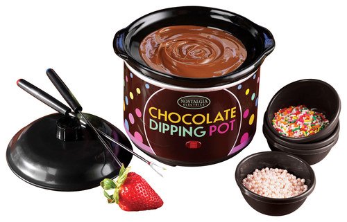  Nostalgia Electrics - Chocolate Dipping Pot - Brown