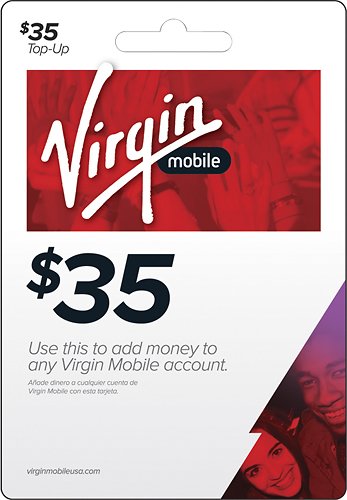  Virgin Mobile - $35 Top-Up Card - Multi