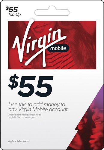  Virgin Mobile - $55 Top-Up Card - Multi