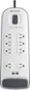 Belkin - 8-Outlet Surge Protector - White-Front_Standard