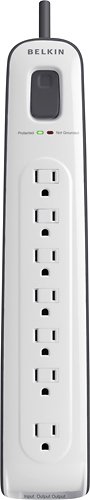  Belkin - 7-Outlet Surge Protector - White