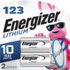 Energizer - 123 Lithium Batteries (2 Pack), 3V Photo Batteries-Front_Standard