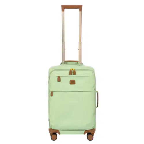 Front. Bric's - Volterra 21" Carry On Spinner Luggage - Green.