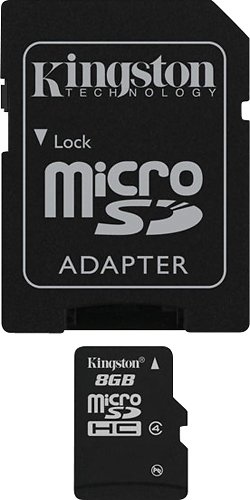 Kingston - 8GB microSDHC Memory Card