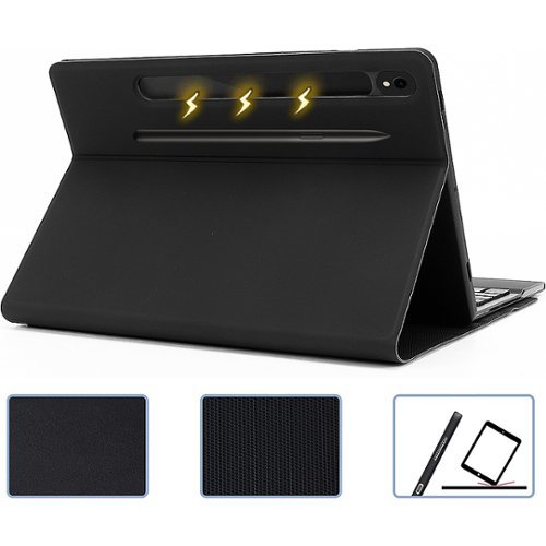 SaharaCase Keyboard Case with TrackPad for Samsung Galaxy Tab S8 and Galaxy Tab S7 - Black BUY IN MIDDLE EAST