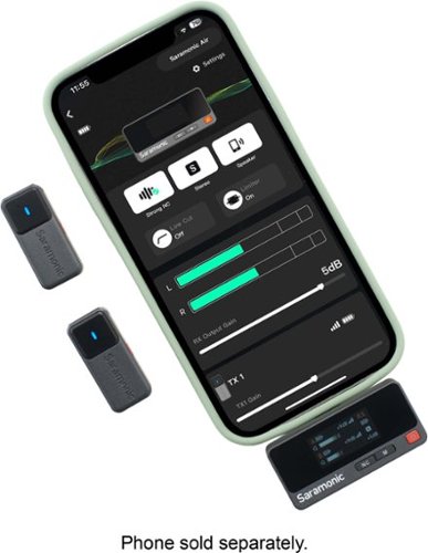 Saramonic Air 2-Person Mini Wireless Clip-On Mic System w/ Lavaliers for Cameras, Mobile Devices & Computers BUY IN DUBAI
