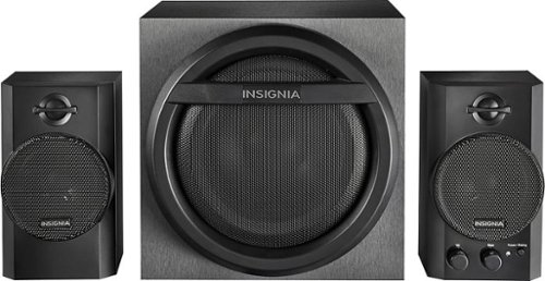  Insignia™ - 2.1 Bluetooth Speaker System (3-Piece) - Black
