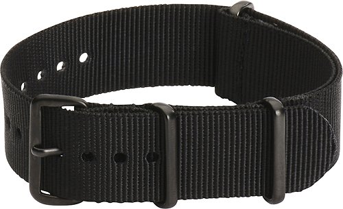  Clockwork Synergy - 22mm Premium Classic Interchangeable Watch Strap - Black