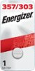 Energizer - 357/303 Batteries (1 Pack), Button Cell Batteries-Front_Standard