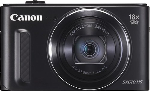  Canon - PowerShot SX610 HS 20.2-Megapixel Digital Camera - Black