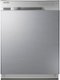 Samsung - 24" Front Control Built-In Dishwasher with Stainless Steel Tub-Front_Standard 