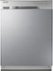 Samsung - 24" Front Control Built-In Dishwasher with Stainless Steel Tub-Front_Standard