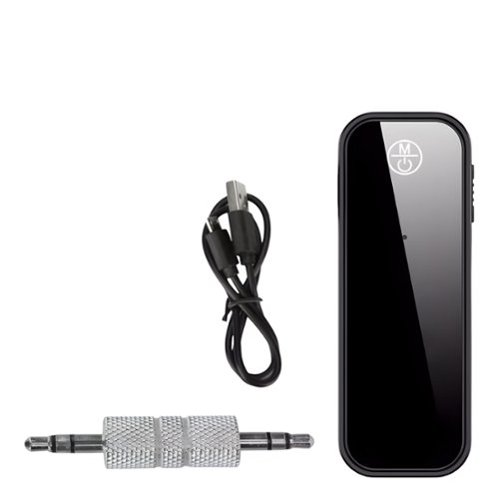 Kitcheniva - USB Wireless Bluetooth 5.0 Transmitter Receiver 2in1 Car Audio Adapter 3.5mm Aux - Black-Front_Standard 