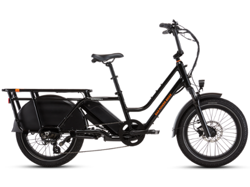 Rad Power Bikes - RadWagon 5 - Cargo ebike w/ 60 miles max operating range & 28 mph max speed - Black - one Size - Black
