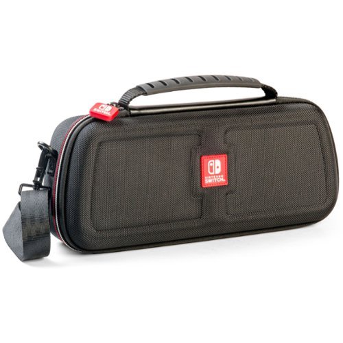 RDS Industries Nintendo Switch or Nintendo Switch OLED GoPlay Game Traveler Pack with GripStand - Black WORLDWIDE DELIVERY