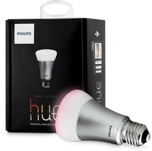  Philips - Hue Add-on A19 LED Light Bulb, 40W Equivalent - Multi