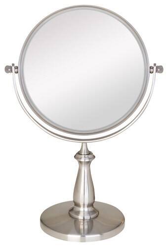 Zadro - 2-Sided Swivel Vanity Mirror - Silver-Angle_Standard 