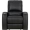 Octane Seating - Magnolia Manual Recline Home Theater Seating - Black-Front_Standard