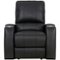 Octane Seating - Magnolia Power Recline Home Theater Seating - Black-Front_Standard