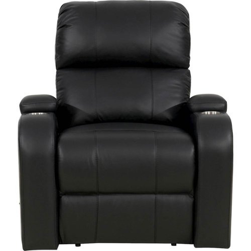  Octane Seating - Headliner Manual Recline Home Theater Seating - Black
