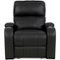 Octane Seating - Headliner Manual Recline Home Theater Seating - Black-Front_Standard