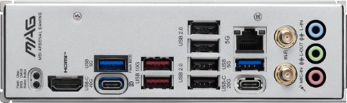 MSI MAG X870E GAMING MAX WIFI (Socket AM5) AMD X870E ATX DDR5 Wi-Fi 7 Motherboard - Black/Sliver GLOBAL SHIPPING