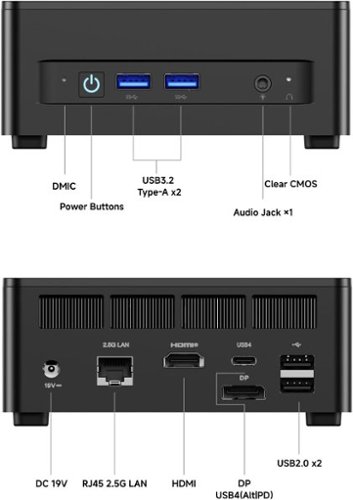 Minisforum UM760 Slim Mini PC AMD Ryzen 5 7640HS 16GB RAM, 512 GB