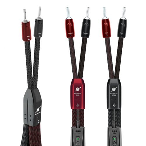 AudioQuest - William Tell ZERO 9.8'  Speaker Cable  with Banana > Banana - Red on Black