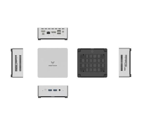 MINISFORUM UN100L ミニPC 16GB 512GB MINISFORUM UN100L Mini PC 12th Gen Alder Lake N100(up to 3.4