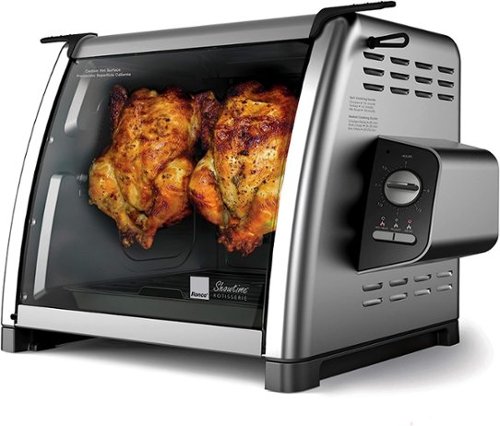 Ronco - Modern Rotisserie Oven Large Capacity 240oz Countertop Oven - Silver-Front_Standard 