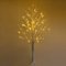 Costway - 4ft Pre-lit Twig Birch Tree for Christmas Holiday with 48 LED Lights - White-Front_Standard