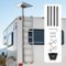 VEVOR - Starlink RV Ladder Mount, 360°Adjustable Angle Mounting Standard Gen 3 Pipe Kit - Black-Front_Standard