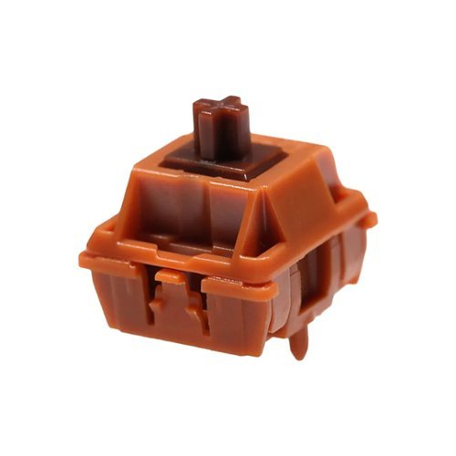 Pro Link Techs - Gold 5-Pin Tactile Stem Switches - Brown-Front_Standard 