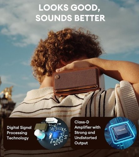 Edifier MP230 Portable Bluetooth Speaker - Wood GLOBAL SHIPPING