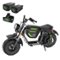 Greenworks - 80V Series Mini Bike w/27mi Max Op. Range & 25MPH Max Speed & 2x 8.0Ah Batteries + Dual-Port Rapid Charger - Stealth-Front_Standard