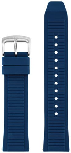 Silicone Band for Citizen CZ Smartwatch 22mm - Blue-Angle_Standard 