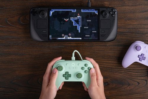 8BitDo Ultimate 2C Wired Controller for Android and Windows with Hall Effect Joysticks - Green BUY IN SINGAPORE