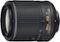 Nikon - AF-S DX NIKKOR 55-200mm f/4.5-5.6G ED VR II Telephoto Zoom Lens - Black-Front_Standard