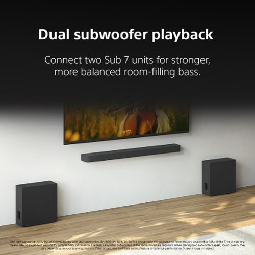 Sony BRAVIA Theater Sub 7 Wireless Subwoofer - Black BUY IN EUROPE