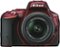 Nikon - D5500 DSLR Camera with F 18-55mm Lens - Red-Front_Standard