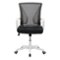 CorLiving - Workspace Mesh Back Office Chair - Black and White-Front_Standard