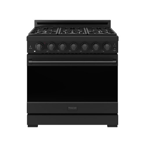 Gordon Ramsay Series by Thor Kitchen 6.0 Cu. Ft Freestanding Gas Range - Black