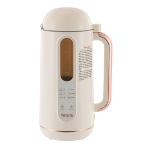 Home Collection - Corded Electric Soybean Milk Maker – Auto Nut Juicer & Kettle, 30oz Cold / 23.67oz Hot - Beige-Front_Standard 
