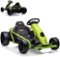 GARVEE - 24V Ride-On Go Kart for Teens, Dual 300W Motors, 9Ah Battery, 8MPH Fast Speed, Drifting Wheels, Music & Horn,Metal Frame - Green-Front_Standard