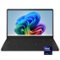 LG - gram Book 15" Touch-screen Laptop FHD Intel Core Ultra 5 115U Processor with 8GB RAM - 512GB SSD - Titan Black-Front_Standard