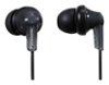 Panasonic - Earbud Headphones - Black-Front_Standard
