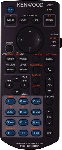 Multimedia IR Remote for Select Kenwood In-Dash Decks - Black